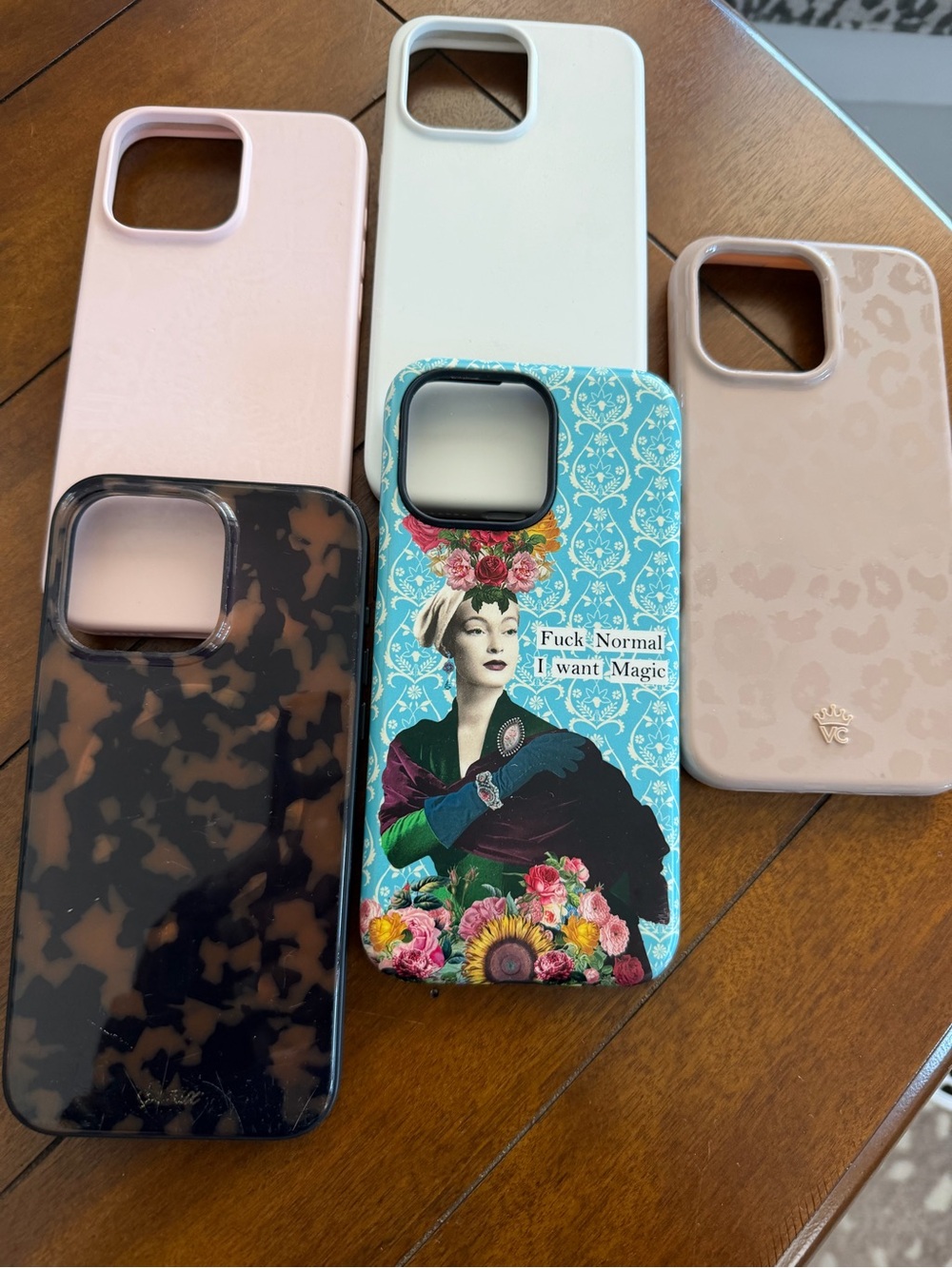 iPhone 15 ProMax phone cases-Set of 5 covers Sold Together-Tortoise Shell too!!